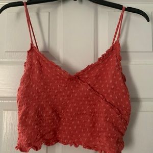 Hollister crop tank top size large